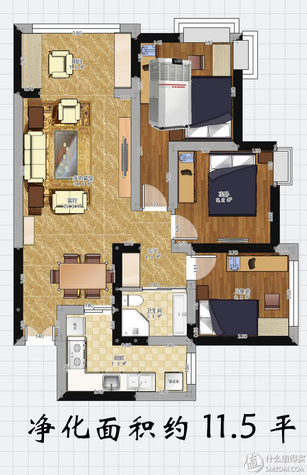 老款ao史密斯空气净化器,ao史密斯空气净化器400f-a12