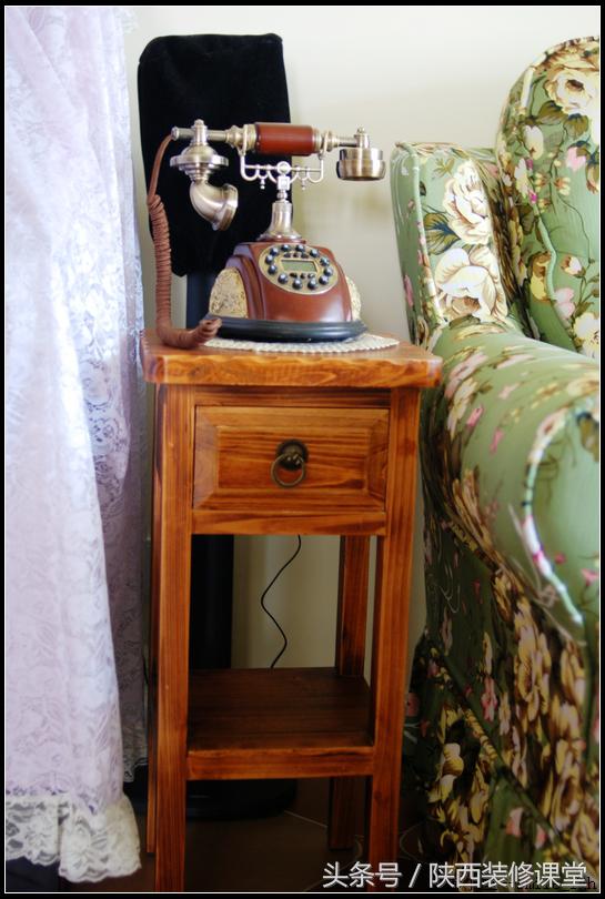 50平米小户型2室一厅美式田园,50平方的院子美式田园风