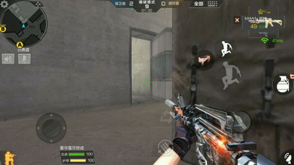 cf手游超实用点位技巧,穿越火线手游沙漠灰b点跳箱技巧