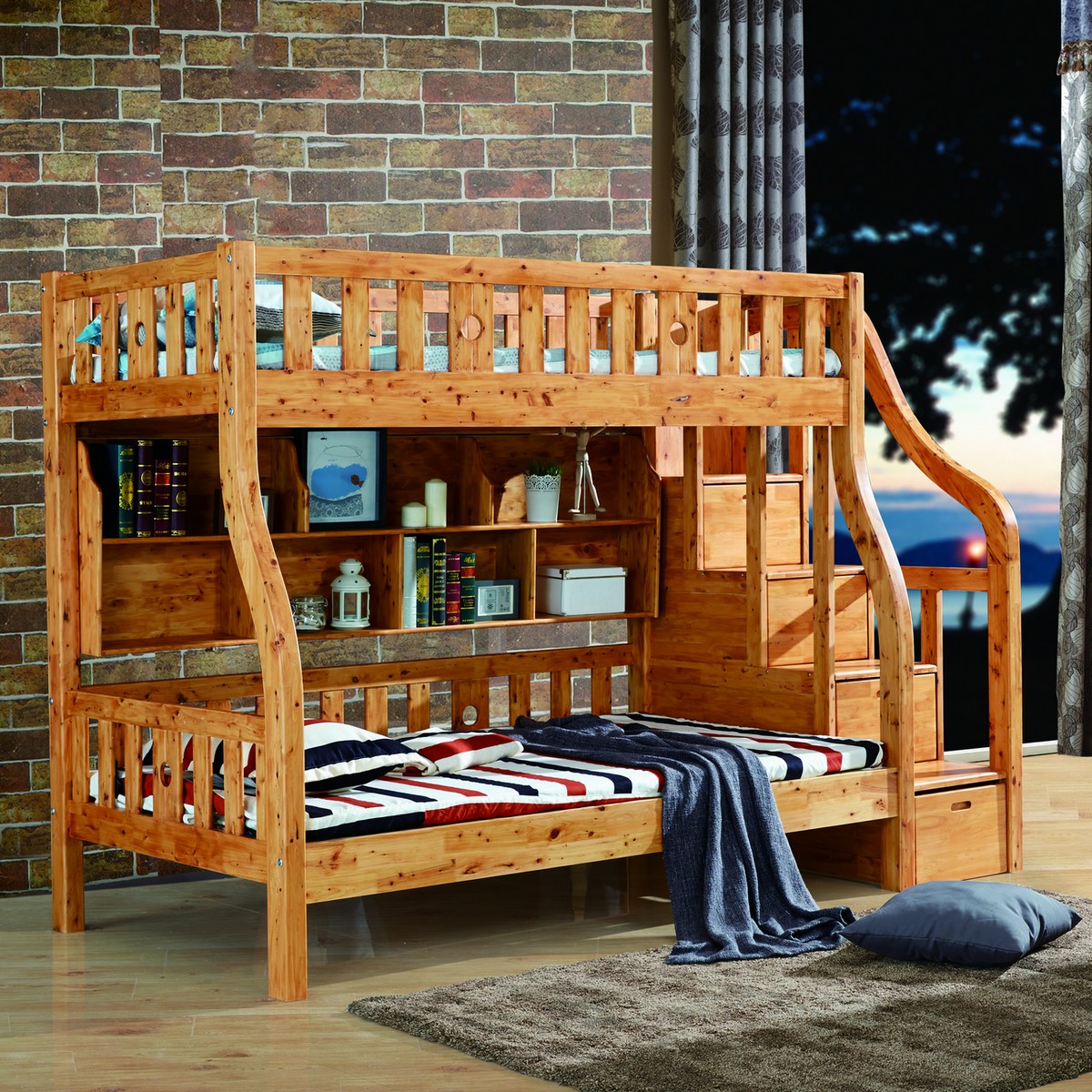 实木高低床安装视频,实木高低床如何选择