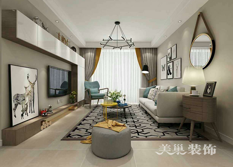 郑州市金水区中海锦苑89平现代简约业主很喜欢