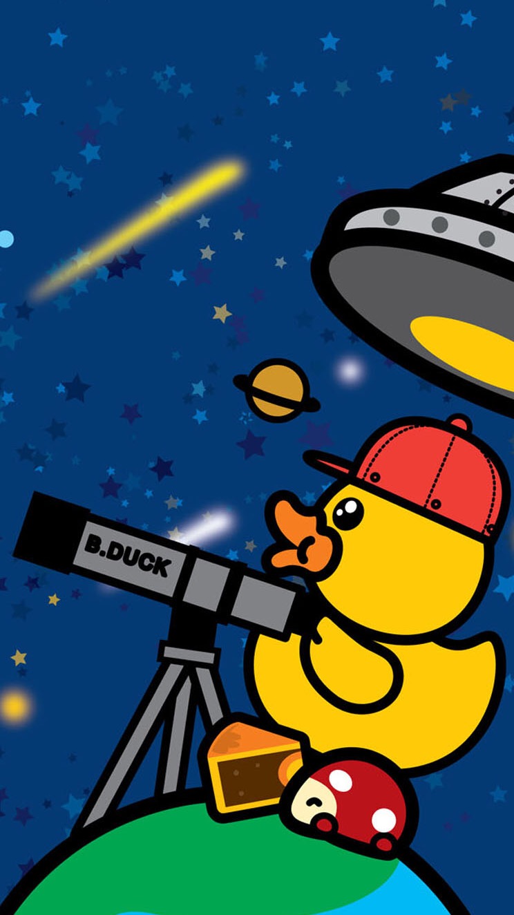 小鸭高清壁纸,黄色小雏菊壁纸