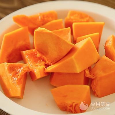 南瓜羹的家常做法豆浆机版,豆浆机打南瓜羹不用小米