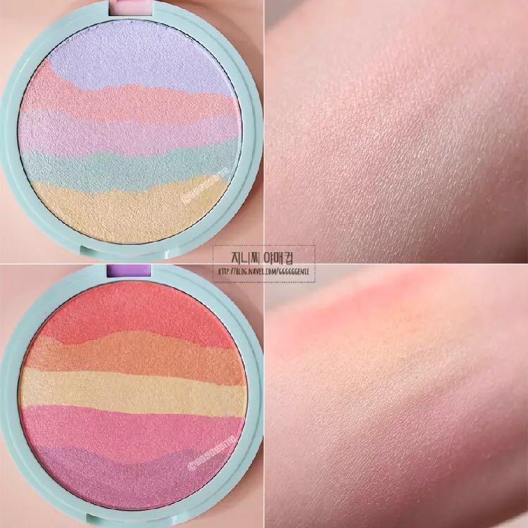 爱丽小屋粉色眼影盘,爱丽小屋提亮眼影