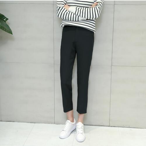 休闲宽松哈伦裤减龄气质又时尚,秋冬哈伦裤潮女中年