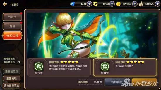 龙之谷游侠风行者,龙之谷手游风行加点