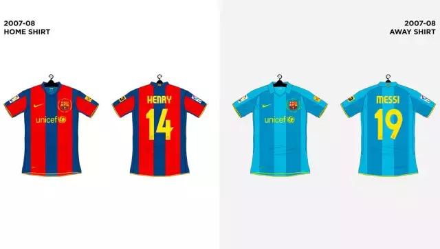 巴萨1617赛季球衣耐克,fcb与nike联名球衣