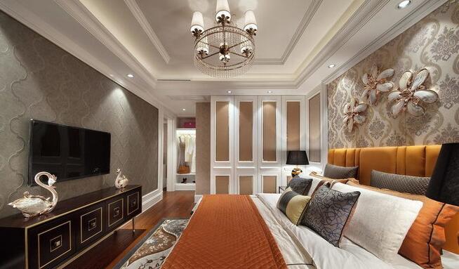 东莞格栏名筑170平新古典四室两厅样板间装修案例