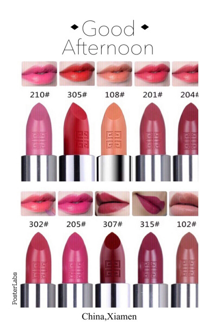 纪梵希唇膏小羊皮100号试色,纪梵希高定唇膏63号试色