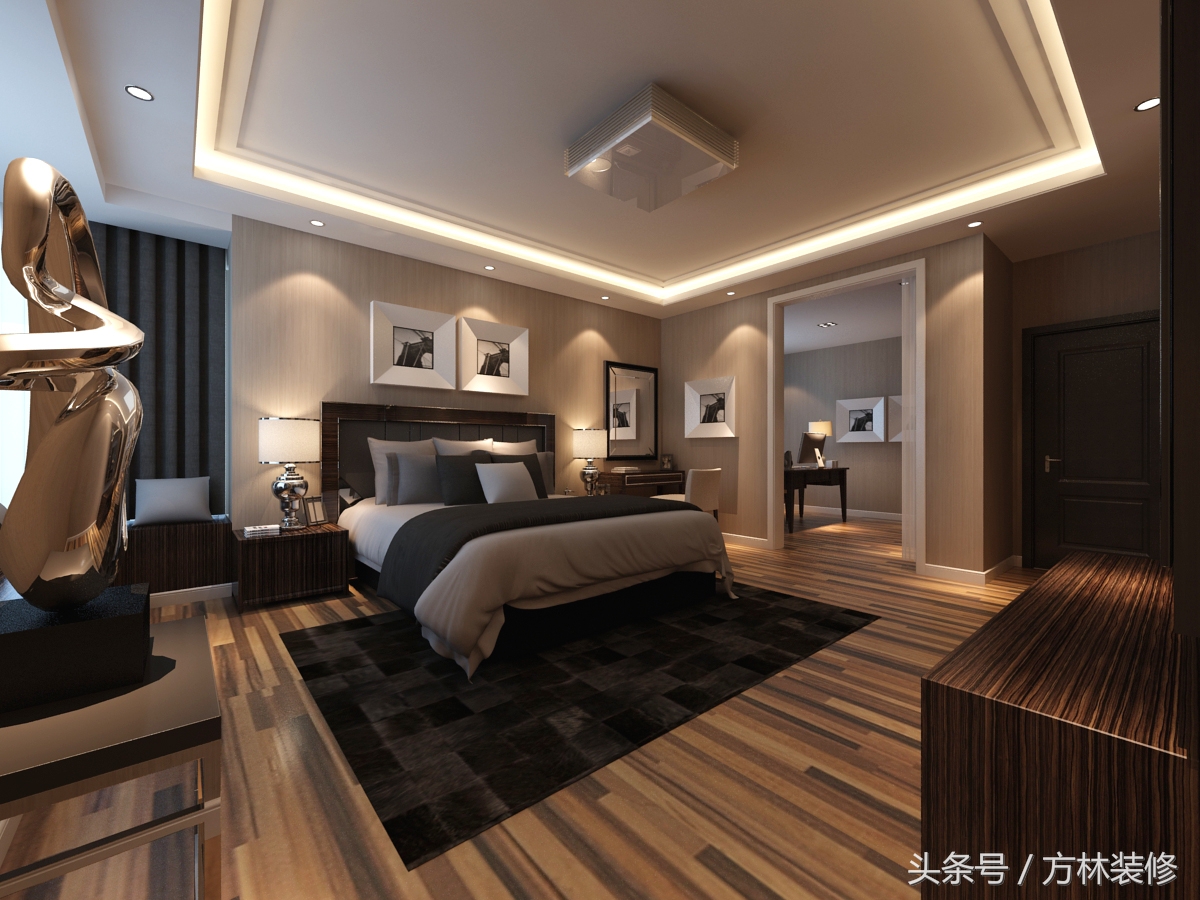 沈阳方林装修全包96平,沈阳方林装饰现代简约