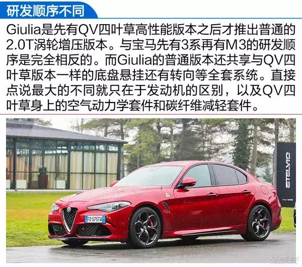 阿尔法罗密欧giulia对比宝马330i,阿尔法罗密欧giulia280豪华运动版