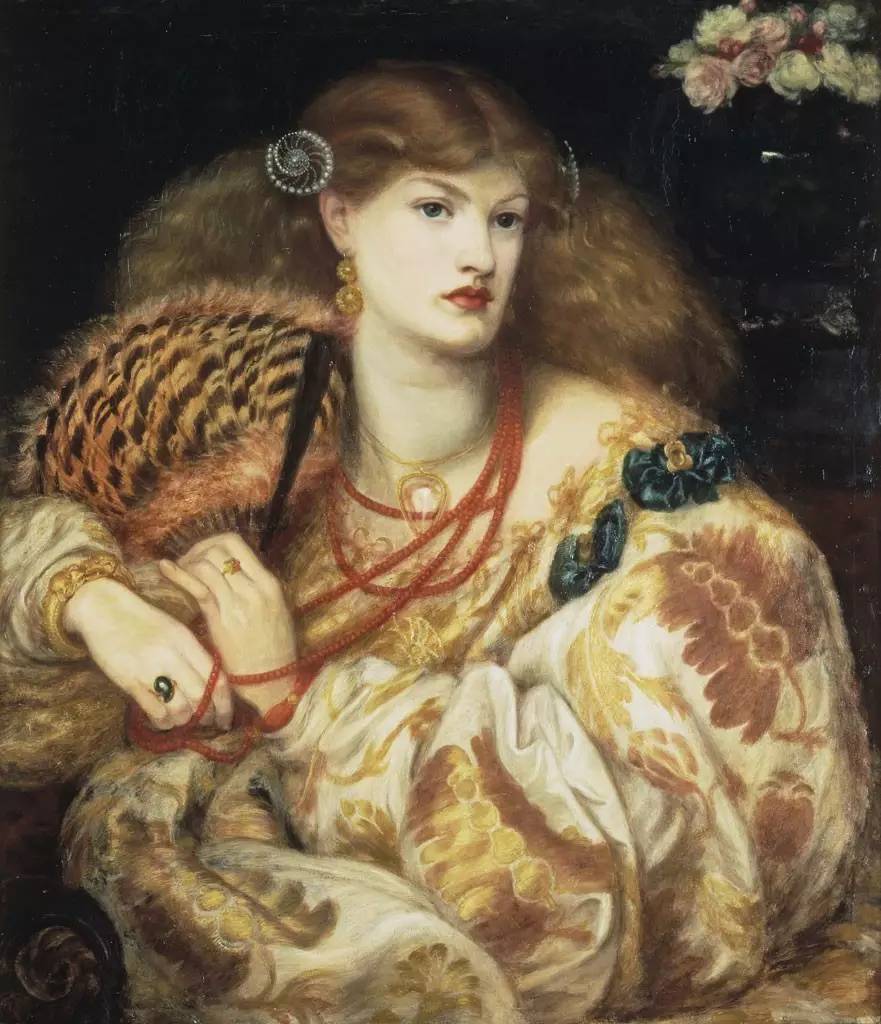 他画的女子像迷失森林里的仙女