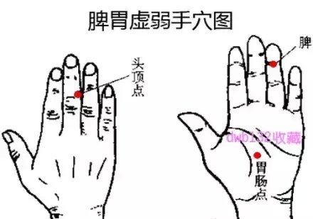 脾胃虚弱按哪个穴位有点疼,脾胃虚弱手穴图