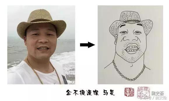 简笔漫像，如何才能惟妙惟肖，著名漫画家马炅，一语道破其中玄妙