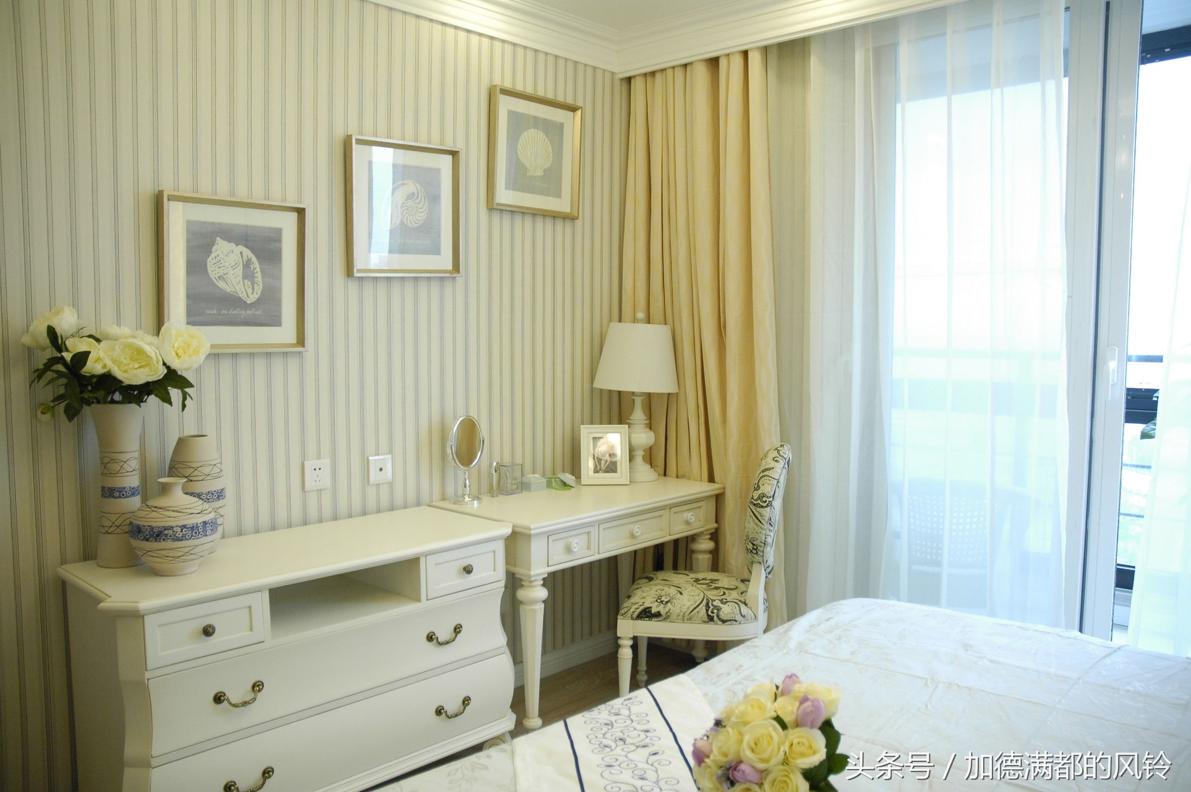 新乡地中海田园装修效果图,四室两厅两卫地中海装修效果图