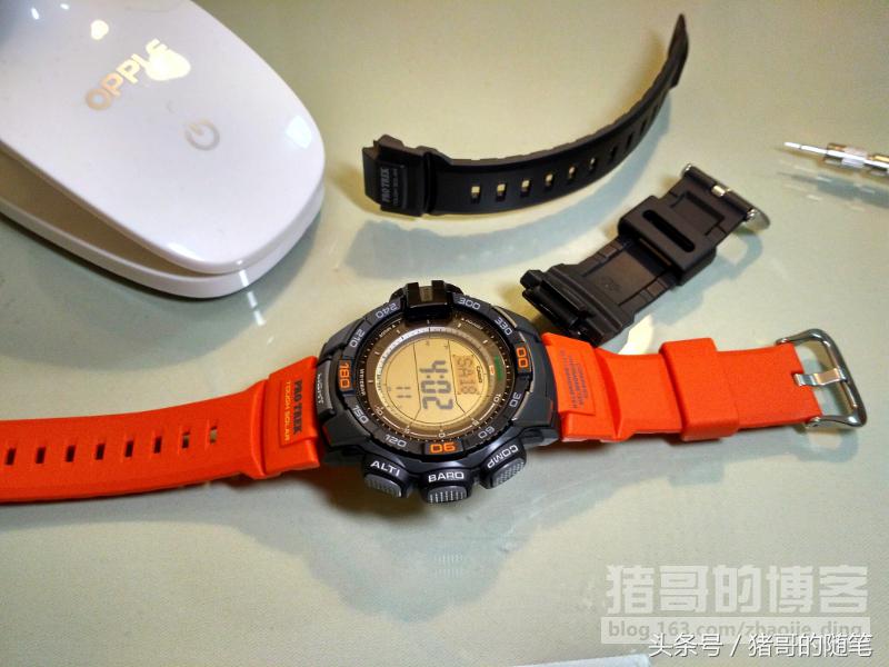 卡西欧登山表prw-70yt-7,卡西欧prg270调时间教程