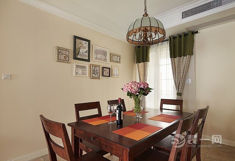 华侨城120平美式装修,装修效果图华侨城简约现代武汉