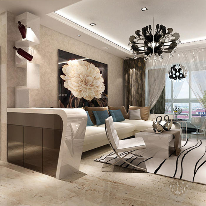 现代简约家居定制,现代轻奢风家居装修