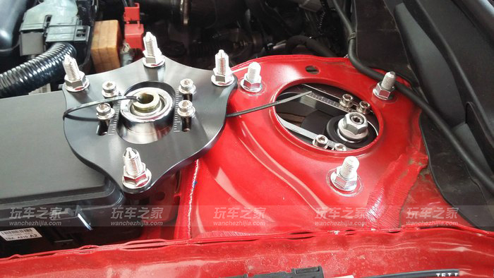 十代思域绞牙避震效果图,思域鱼眼塔顶