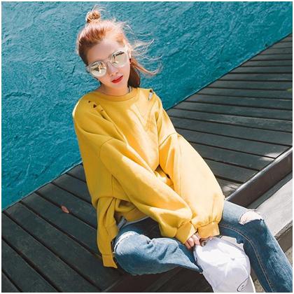 胖妹妹蝙蝠袖搭哈伦裤上衣女新款,宽松遮肉显瘦哈伦裤