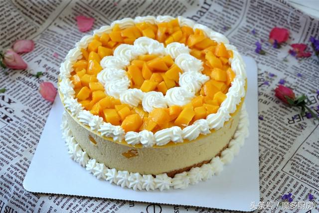 自己做的美味的蛋糕,自己做出来的蛋糕好看又好吃