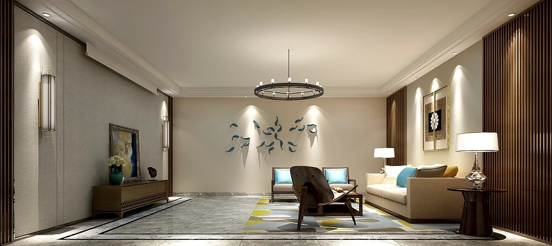 南昌中大城430平新中式风大房子这么装才“高逼格”