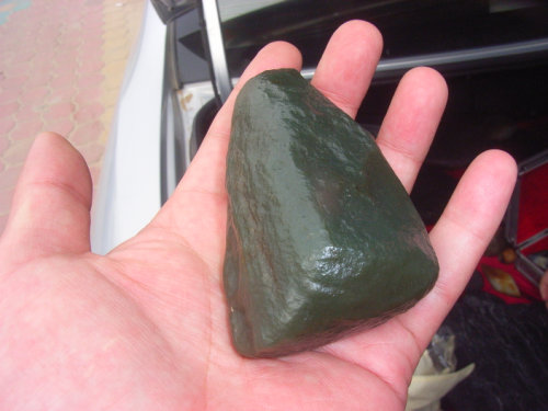 和田玉切割石头,和田玉籽料游记