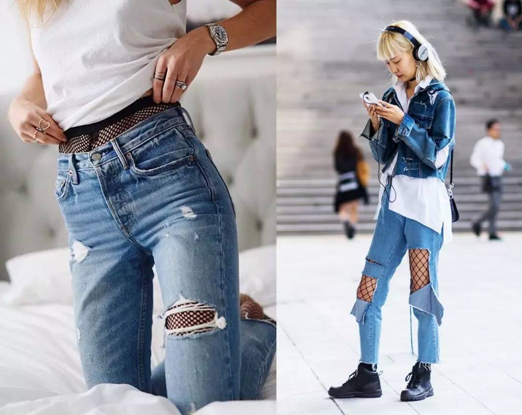 如何正确的穿大洞渔网袜,如何穿渔网裤