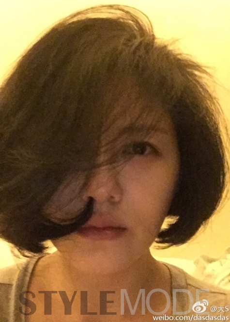 范冰冰头发散落下来的那一刻,范冰冰头发凌乱放飞自我