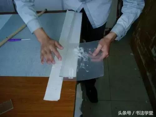 字画装裱全过程教程,书画手工浆糊装裱全过程