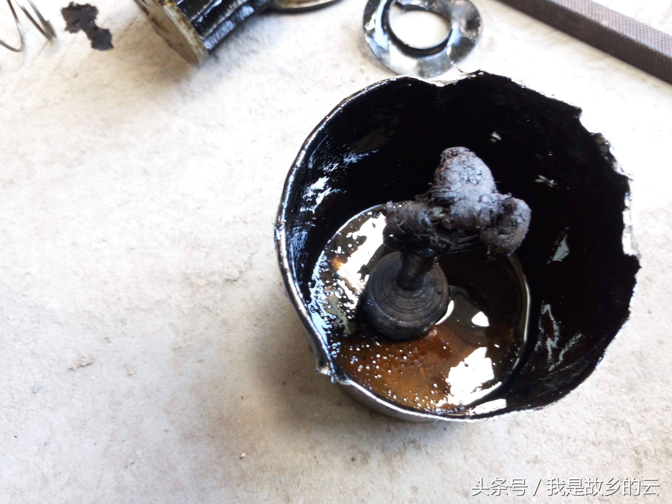 机滤拆解对比,高仿机滤