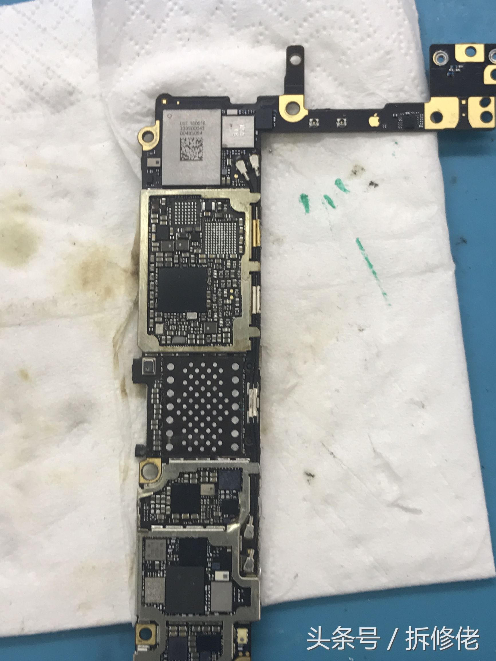 苹果主板变形可以维修吗,苹果6sp主板坏了怎么修