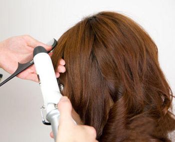 梨花头发型中长发卷发,长发梨花头发尾适合什么卷