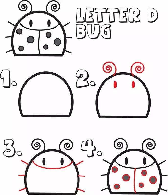 儿童简笔画各种图案大全,儿童简笔画多种主题结合