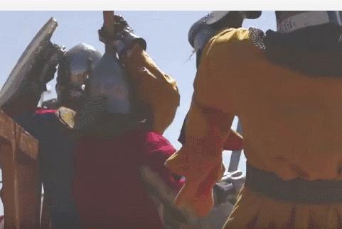 中国队首战世界杯,中国参加中世纪盔甲格斗锦标赛