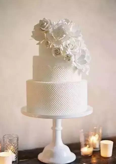 国外大型翻糖蛋糕图片,粉色婚礼翻糖蛋糕图片大全