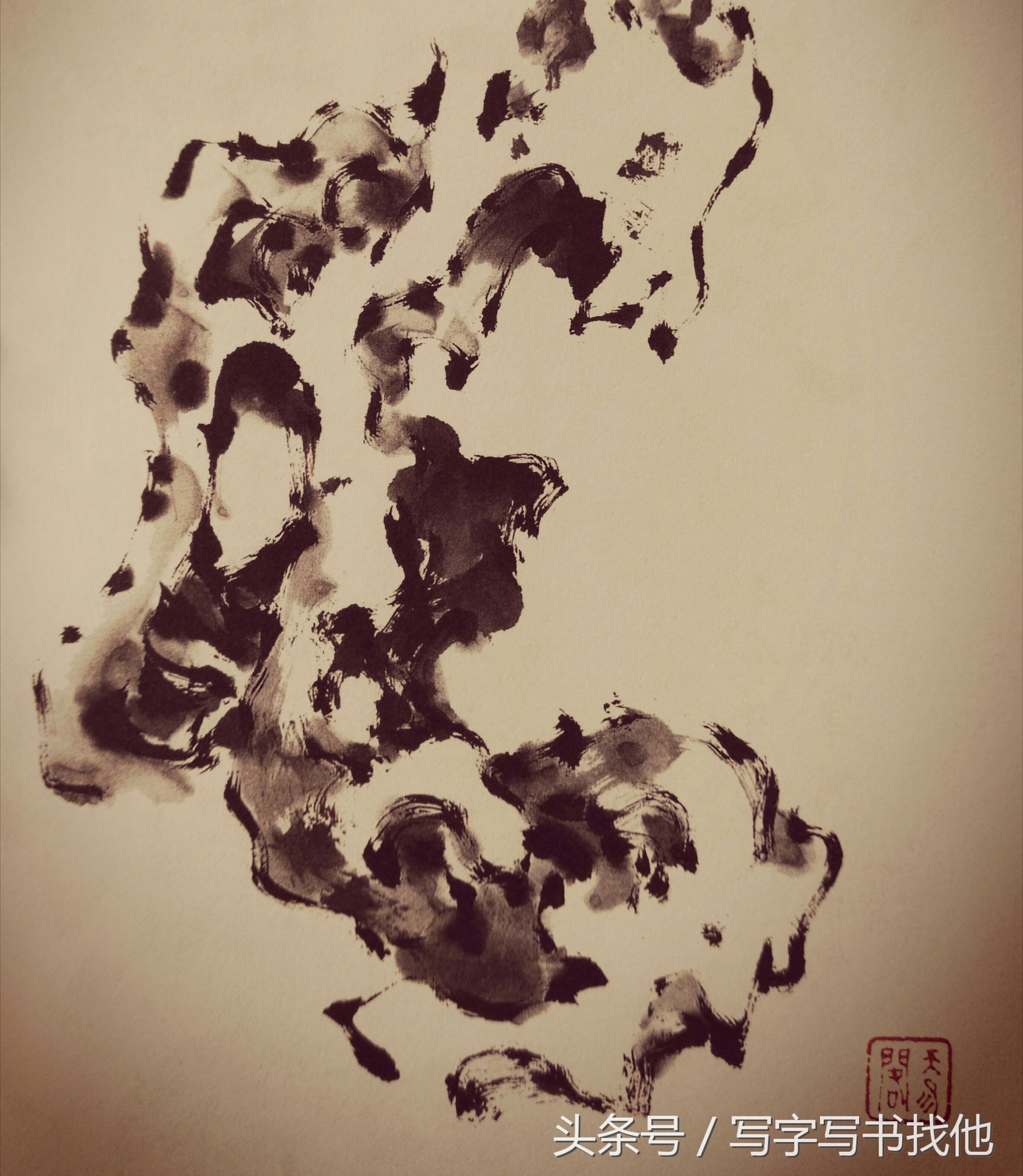 画湖石的每个步骤和技巧以及注意事项，全在这里