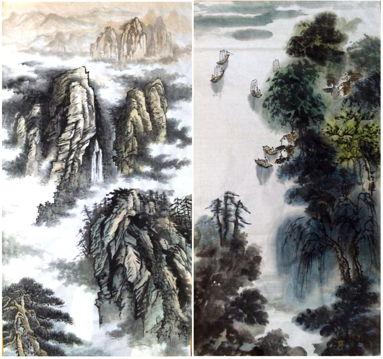 廊坊文安国画家李明江