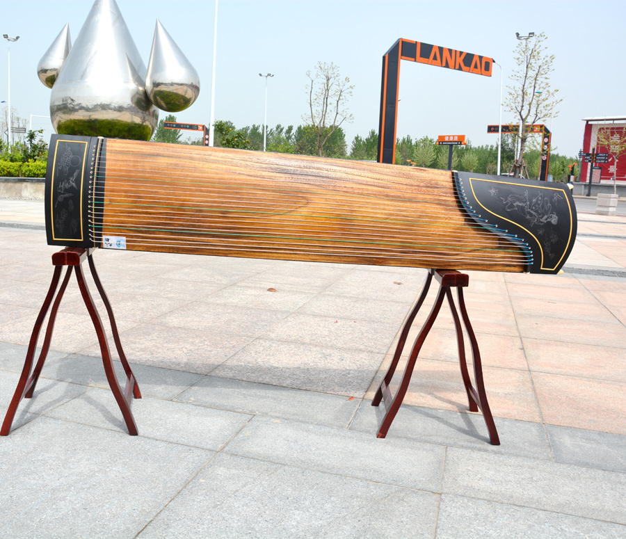 《国色天香》九乐牌非洲檀木古筝