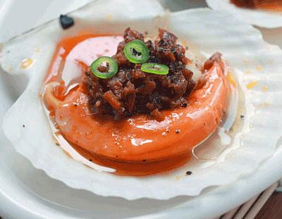 鲜扇贝丁的家常做法,麻辣扇贝的家常做法