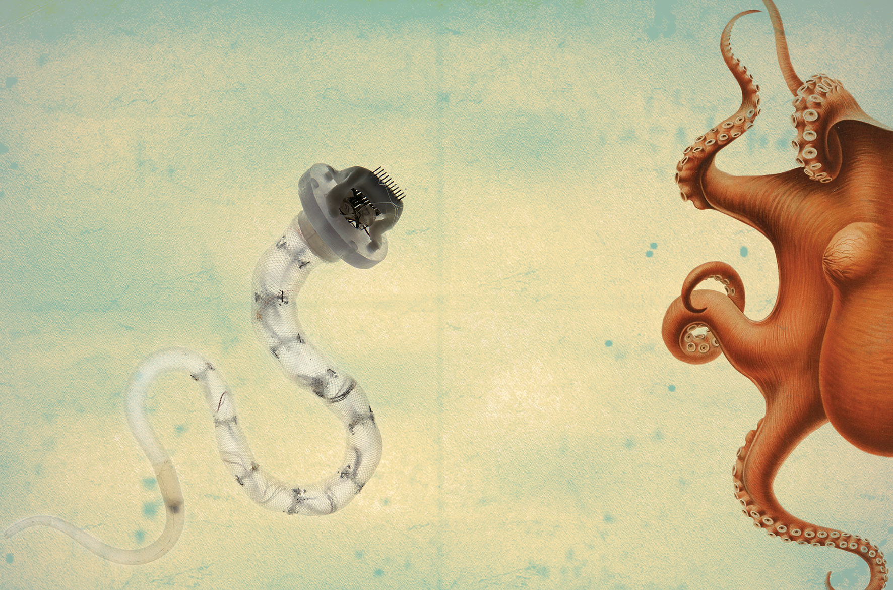 章鱼机器人机械臂,蒸汽章鱼机器人