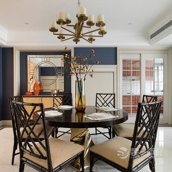 海派元素厦门恒亿尚品湾147平简约美式4房2厅案例效果