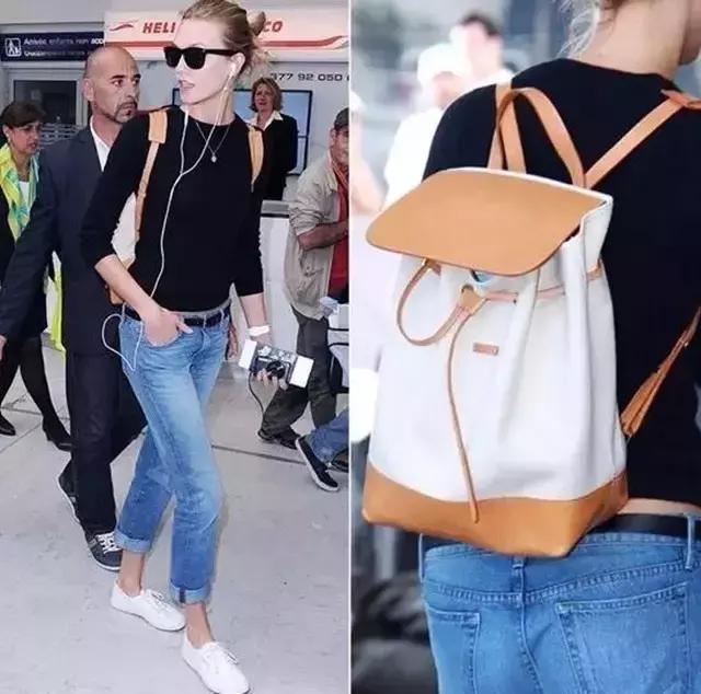 20款好看又实用的女士双肩包推荐,刘雯斜挎休闲包