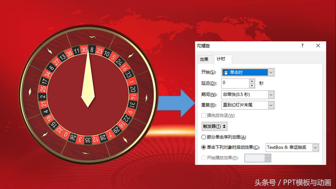 ppt动画制作教程抽奖,ppt抽奖数字动画