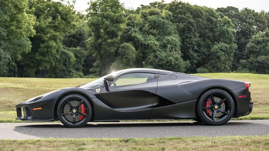 法拉利laferrari黄金色,哑光黑法拉利laferrari