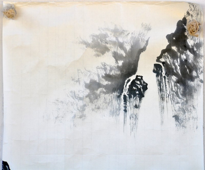 最新曾刚彩墨山水画技法,曾刚彩墨山水技法教学宝典