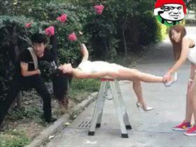 这样拍照真够拼的