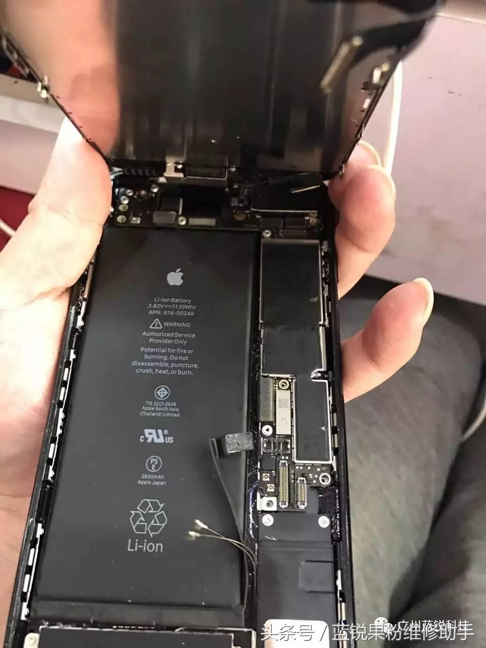 iphone7plus充电一直重启,iphone7p小电流不开机