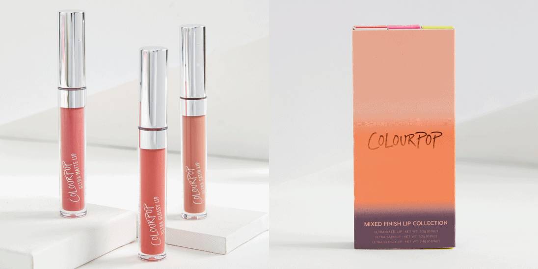 colourpop全哑光,colourpop冬日冰透薄荷试色