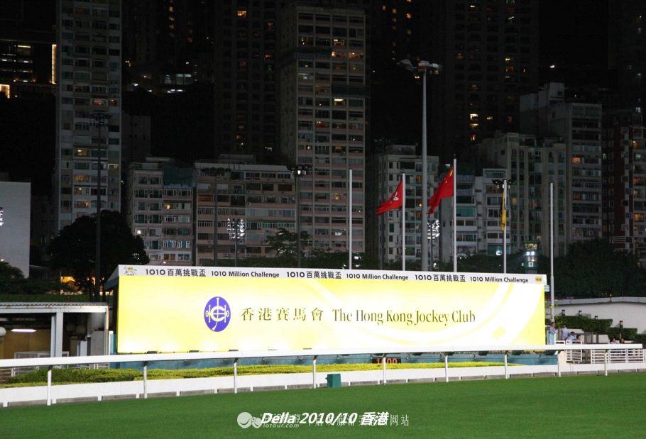香港跑马地现场直击赛马